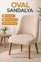 A Quality Leaf Patterned Flexible Chair Cover Lycra Washable Stylish Cover