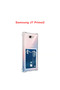 Samsung J7 Prime 2 Compatible Card Holder Wallet Transparent Edge Protected Corners Tank Phone Case
