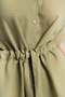 Tie-Waist Kimono Shirt - Khaki - 7