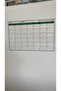 Magnetic Writable and Erasable Monthly Planner Calendar - Non-Adhesive Static Board 85X56 cm (Office, Home) - 4