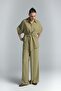 Tie-Waist Kimono Shirt - Khaki - 3