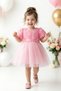 Baby Girl Girl Child Birthday Party Wedding Dress Balloon Rose Bow Tulle Tutu Lined - 7