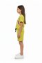 Girls' 2-Piece Shorts Set Crew Neck Short Sleeve Printed T-Shirt - Elastic Waist Tie - 3