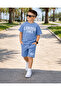 Boy's London Printed Shorts Set - Age 3/12 - 31686 - 2