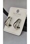 Xuping Special Series Silver Women's Non-Tarnish U Model Anti Allergic Earrings 12mm Height - 3