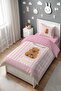 Daisy Capybara Patterned Single Baby Kids Duvet Cover Set - 3
