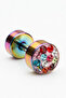 Shambala Stone Tunnel Look Surgical Steel Screw Earring Unisex 1 Piece - 3
