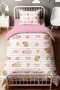 Rabbit and Capybara Patterned Single Baby Kids Bedding Set - 2