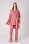 New Season Pomegranate Flower Lace Summer Special Design 100% Cotton Maternity Dressing Gown Pajama Set - 8