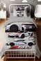 Border Patterned Single Baby Kids Bedding Set - 2