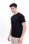 Men's 5-Piece T-Shirt Set 100% Cotton Basic Regular Fit Crew Neck Solid Color Casual T-Shirt - 3