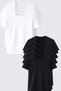 Men's 10-Piece T-Shirt Set 100% Cotton Basic Regular Fit Crew Neck Solid Color Casual T-Shirt - 4