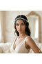 Stylish Crystal Stone Bridal Crown and Headpiece for Henna Night and Engagement Hair Accessory - 5