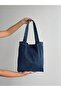 New Season Denim Quality Shoulder Bag with Front Pocket. Length 40 Cm/ Width 35 cm - 7