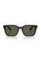 Ea 4269 500187 54 Men's Square Black Mirrored Bone Sunglasses - 2