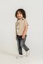 Boys' 3-Piece Premium Set - Patterned Shirt, 100% Cotton T-Shirt, and Jeans with Adjustable Waist - 5