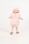 Baby Girl Summer Set with Floral Figures and Stylish Hat as a Gift - 3