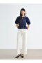 Baby Collar Peplum Blouse - 2