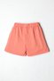 Baby Girl Cotton Elastic Combed Cotton Shorts - 2