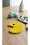 Handmade Punch Embroidered Set of 4 Pac-Man and His Ghosts Coasters - Retro Gamer Gift - 3