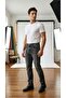 Men's Denim Cut Lycra Cotton Tencel Trousers