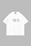 We Should Kiss Printed Oversized Unisex White Tshirt