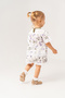 Baby Girl Summer Floral Patterned Muslin Set - 3