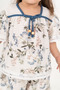 Baby Girl Summer Floral Patterned Muslin Set - 2