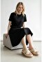 Soft Leather Wedge Heel Slippers Suitable for Daily Use - 3