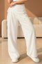 X Nurbeli Women's High Waist Bohemian Asymmetrical Detailed Palazzo Pants - 4