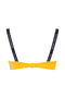 Women's Yellow Thin Strap Bikini Top - 2
