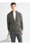 Esvab • Modern & Distinctive Standard Fit Judge's Collar Men's Knitwear Cardigan
