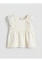 Lcw Baby Beige Ruffle Detailed Floral Baby Girl Tank Top and Leggings - 4