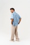 Solace Linen Fabric Short Sleeve Oversize Shirt - 4