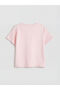Original Oval Collar Printed Girls' T-Shirt - 3