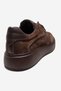 Ivara Brown Suede Genuine Leather Women's Casual Sneakers - 5