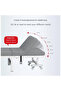 Foldable Mattress Bed with Storage and Wheels Size - 6