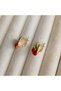 Xuping Gold Cherry Model Children's Earrings - Antiallergic - 2