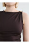 Trendlucky Oval Neck Gathered Blouse with a Difference - 3