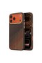iPhone 17 Pro Max Compatible Case with M-Safe Feature Aramid Dual Serenity Series Cover Brown