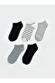 Esvab • Modern & Distinctive Embroidered Women's Booties Socks, Pack of 5