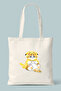 Cute Cat Printed Cloth Bag with Pikachu Costume