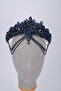 Crystal Frontlet Chain Crown Bridal Wedding Henna and Party Hair Accessory - 2