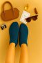 5 Pieces of Towel Women's Booties Socks - 3
