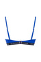 Women's Cobalt Blue Wide Triangle Bikini Top - 2