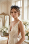 Elegant Crystal Stone Bridal Henna Crown and Wedding Henna Hair Accessory - 3
