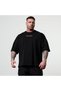 Olympus Model Black Cerberus Oversized Boxy T-Shirt - 4