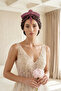 Crystal Bridal Headpiece with Frontlet Detail Wedding Crown Bridal Henna Accessory - 3