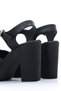 Nvl 162 Cross-Strapped Adjustable Buckle Detailed Platform Heeled Shoes - 5