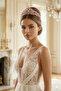 Sultan Model Stone-Studded Henna Crown Bridal Bouquet and Dress Accessory Queen Crown - 4